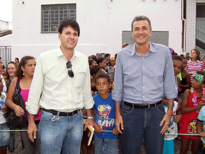 O prefeito Joao FIlho e osecretario Jadiel AlmeidaMascarenhas