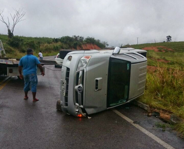 Acidente na BA-407 entre Ruy Barbosa e Macajuba