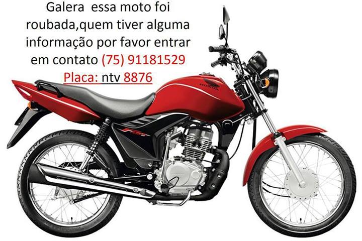 Homens armados tomam moto de assalto em Itaberaba