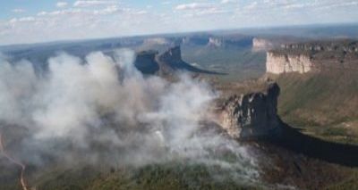 Incêndio ainda não foi totalmente controlado na Chapada Diamantina