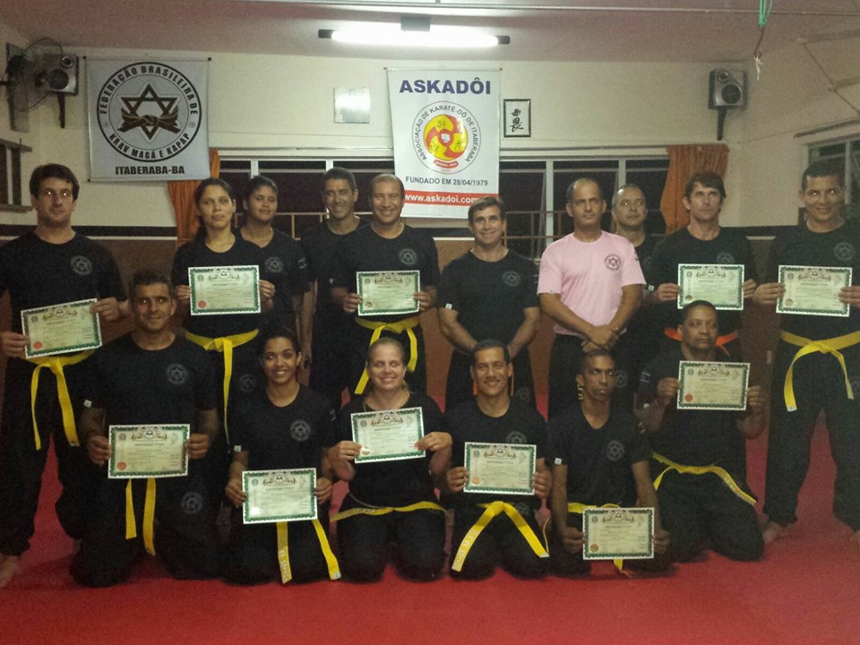 Alunos do KRAV MAGÁ participam do primeiro exame de faixa em Itaberaba