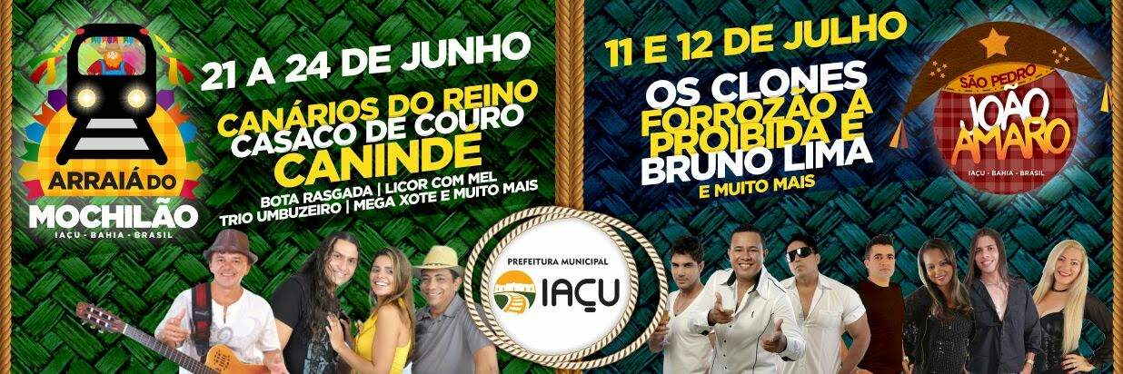 Saiu a programação do São João em Iaçu