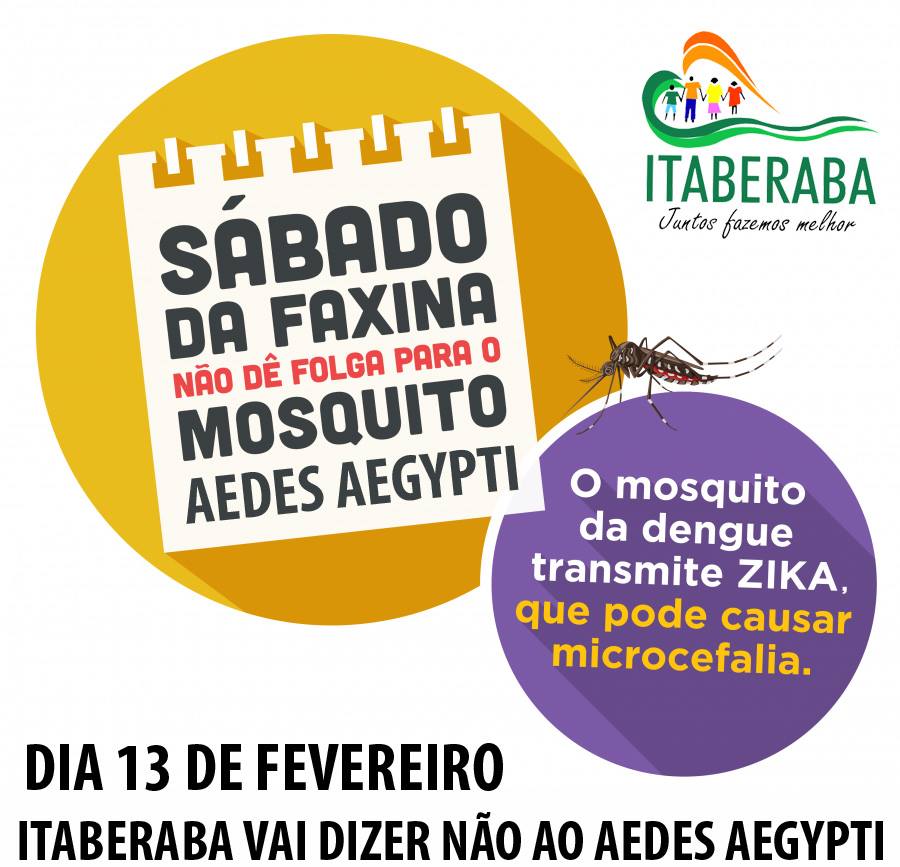 Secretaria de saúde realiza mutirão contra o Aedes Aegypti em Itaberaba
