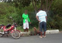 Homem sofre acidente com cinquentinha em Itaberaba