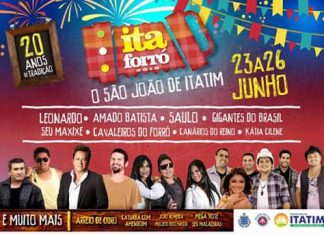 Leonardo e Amado batista são atrações principais no São João de Itatim