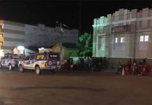 Polícia Militar garante a segurança na porta da câmara