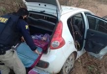BR-242: Motorista tenta fugir de fiscalização é é preso com 80 KG de drogas no carro