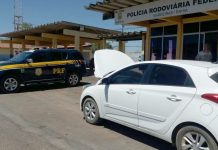 BR-242: PRF recupera carro roubado comprado pela internet