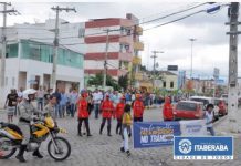 Caminhada marca Abertura da Semana Nacional de Trânsito em Itaberaba