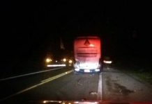 Grave acidente envolvendo ônibus na BR-242 em Itaberaba