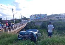 Grave acidentes entre carro e moto na ponte da Coelba em Itaberaba