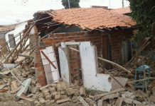Detonação de explosivos em obra da Embasa destrói residencias em Itaberaba