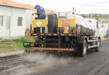 Ricardo Mascarenhas realiza obras de asfaltamento no bairro Estrela do Sol em Itaberaba