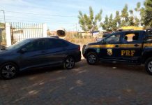 Veículo roubado em São Paulo é recuperado na BR-242