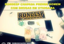 Homem é preso com drogas em Utinga