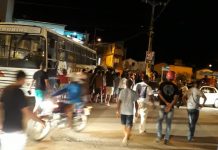 Moto-taxista fica ferido em grave acidente entre moto e ônibus em Itaberaba