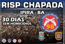 Ipirá registra 30 dias sem homicídio