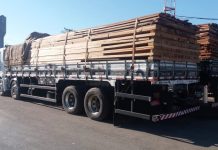 PRF apreende cargas ilegais de madeira na BR-242