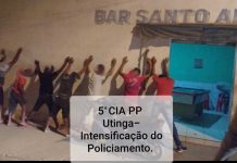 Polícia intensifica policiamento nas ruas de Utinga