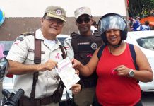 11º BPM/Itaberaba inicia Campanha Outubro Rosa