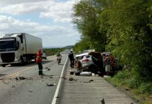 Sargento da PM morre em acidente na BR-242 entre Seabra e Itaberaba