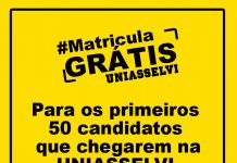 Uniasselvi oferece matricula grátis para os primeiros 50 candidatos em Itaberaba