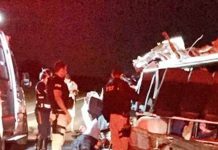 Acidente entre van e caminhão deixa quatro mortos na BR-242