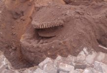 Pedaço da historia é desenterrado no centro de Itaberaba