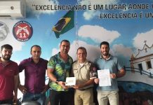 Empreendedores de Itaberaba visitam comando 11º BPM