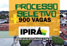 Concurso da Prefeitura de Ipirá encerra inscrições nesta sexta-feira (16)