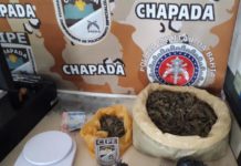 Homem é preso com quase 1Kg de maconha, na tarde desta segunda em Ruy Barbosa