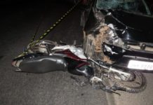 Casal morre em acidente envolvendo moto e carro na BR-242, neste domingo