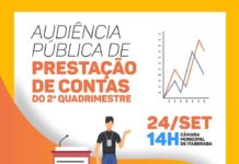 Prefeitura de Itaberaba apresentará Relatório de Gestão Fiscal na Câmara, terça-feira (24)