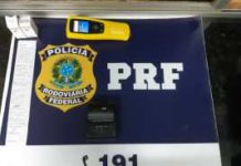 Motociclista embriagado foge da PRF após ser flagrado realizando ultrapassagem proibida na BR-242