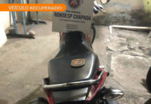 Moto roubada é recuperada na BA-233, em Itaberaba
