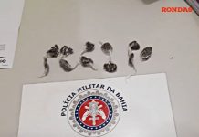 Rondesp detêm uma pessoa com 11 porções de maconha em Itaberaba