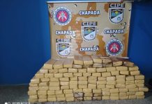 Homem é preso com 101kg de maconha na BA-046, entre Iaçu e Itaberaba