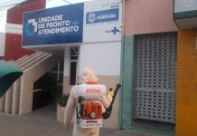 Itaberaba começou a sanitização diária de espaços públicos