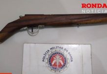 Rondesp apreende arma de fogo no brisas da Chapada, em Itaberaba