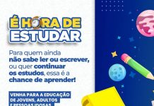 Prefeitura de Itaberaba anuncia Programa de Educação para Jovens e Adultos, com auxilio de R$200