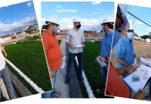 Obras do Complexo Esportivo de Educação estão avançadas, em Itaberaba