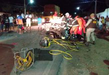Grave acidente é registrado na noite deste domingo em Itaberaba
