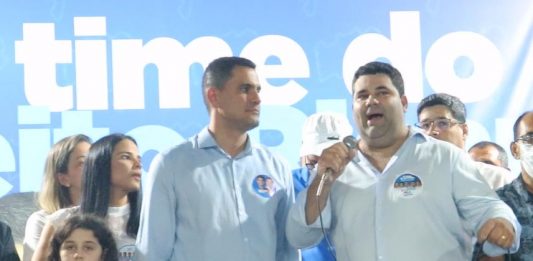 Candidato a deputado estadual, David dos Anjos, participa de encontro no Bairro Jardim das Palmeiras, em Itaberaba