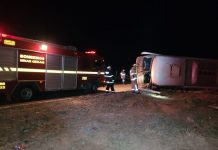 Acidente com ônibus , que fazia linha de Itaberaba para São Paulo deixa uma pessoa morta e varias feridas