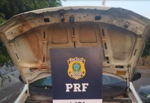 PRF recupera veículo roubado em Itaberaba
