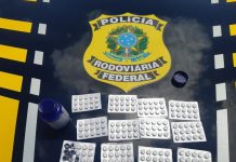 Operação da PRF tiram mais de 300 comprimidos de rebite de circulação, em Itaberaba