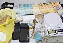 Homem é preso por tráfico de drogas na Operação Força Total, na manhã de hoje em Itaberaba