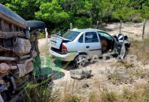 Casal morre em acidente na BA-001