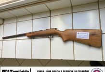 Espingarda é apreendida pela PM em Xique-Xique