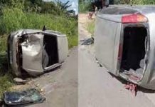 Homem morre após acidente entre carro e moto, em Presidente Tancredo Neves